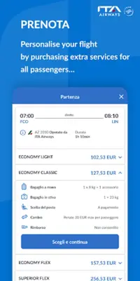 ITA Airways android App screenshot 9