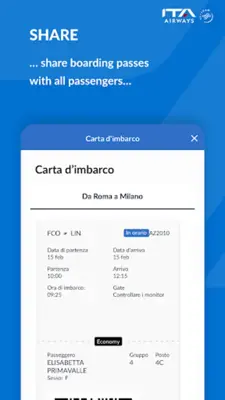 ITA Airways android App screenshot 1